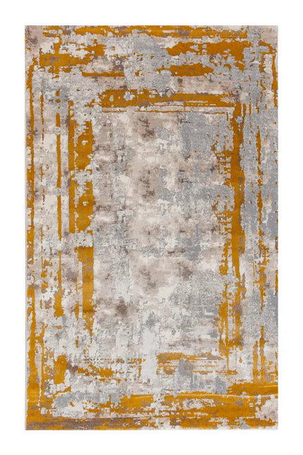 Covor living Rose 50122 E/Z Muștar (Gold)/Beige