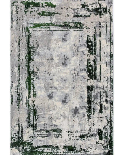 Covor living Rose 50122 E Verde Safir/Gri