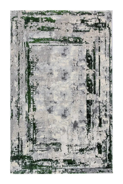 Covor living Rose 50122 E Verde Safir/Gri