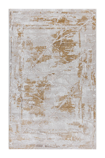 Covor Lusso Cream Gold – Eleganță în Tonuri Aurii