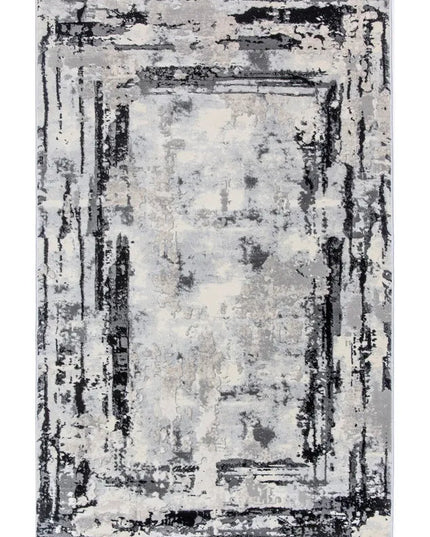 Covor living Rose 50122 Gri/ Negru