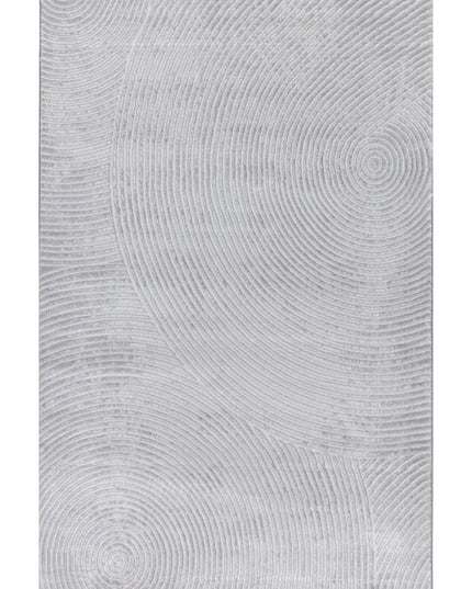 Covor  Lusso Grey – Design Circular 3D, Eleganță Urbană, Textură Moale