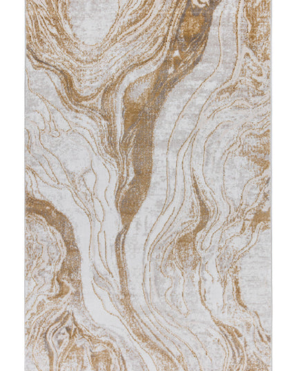Covor San Marco Cream Gold – Marmură Elegantă cu Reflexii Aurii