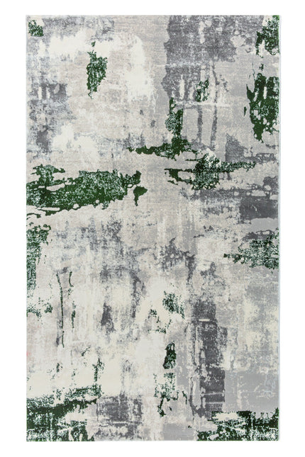 Covor living Rose 36506C Verde (Safir)/Gri