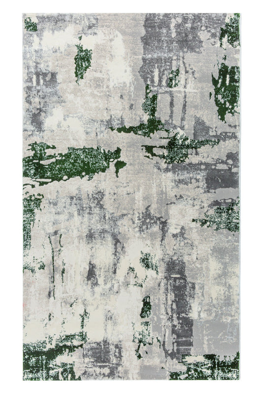 Covor living Rose 36506C Verde (Safir)/Gri