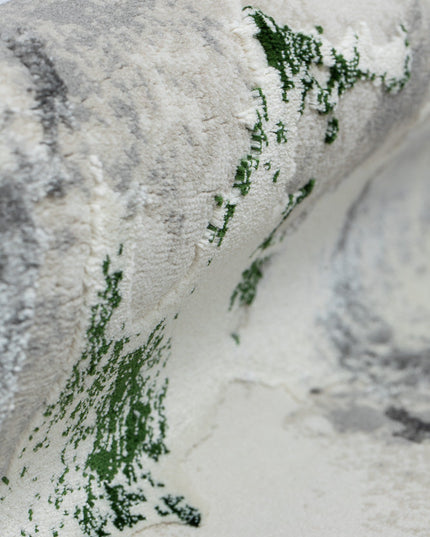 Covor living Rose 36506C Verde (Safir)/Gri