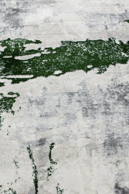 Covor living Rose 36506C Verde (Safir)/Gri