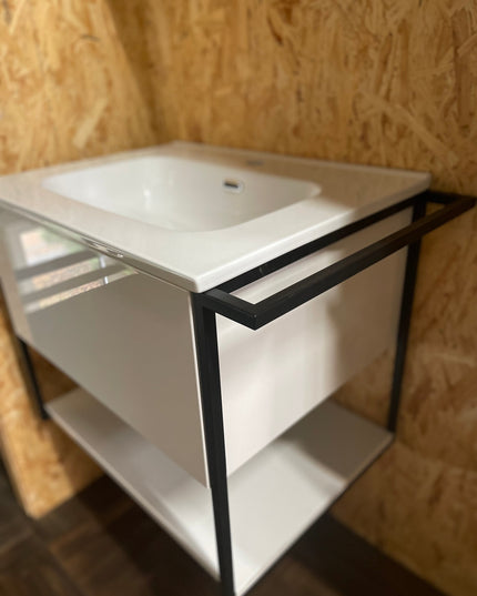 Mobilier de baie suspendat Lov, White