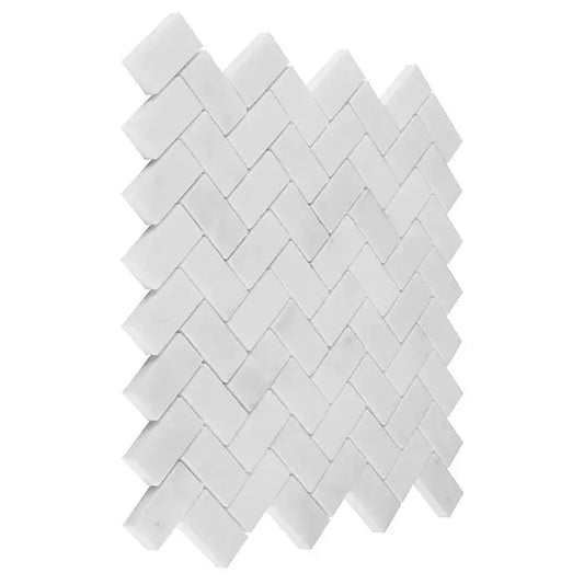 Mozaic Eastern White Herringbone 48 28,5×30,5