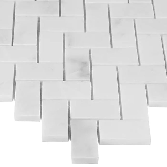 Mozaic Eastern White Herringbone 48 28,5×30,5