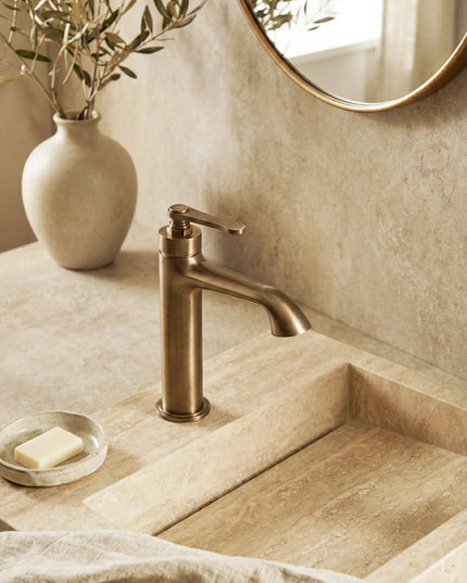 Baterie lavoar – Model Elyra – Rose gold periat