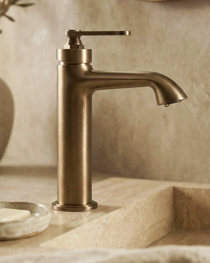 Baterie lavoar – Model Elyra – Rose gold periat