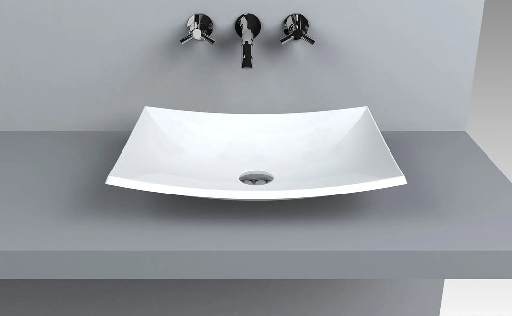 Lavoar pe blat Corona, alb lucios Miraggio