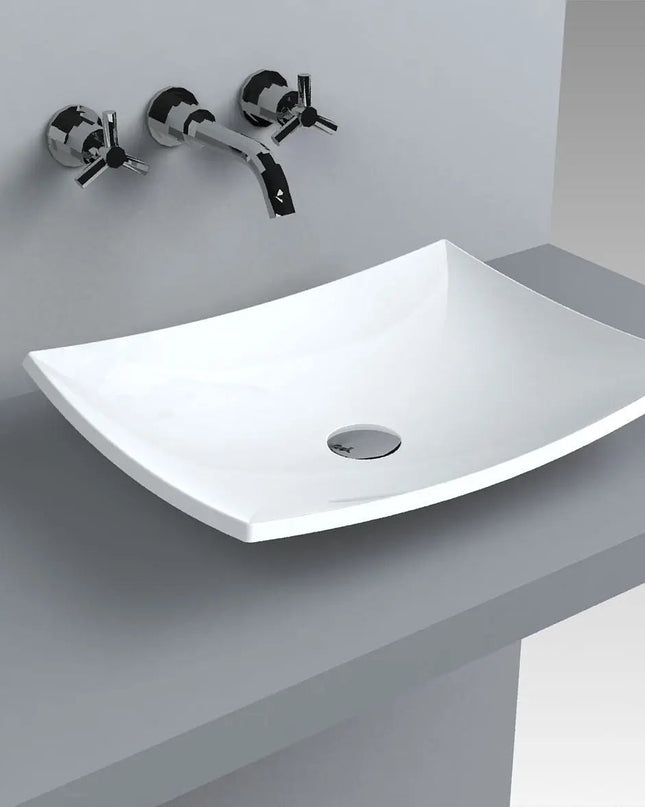 Lavoar pe blat Corona, alb lucios Miraggio