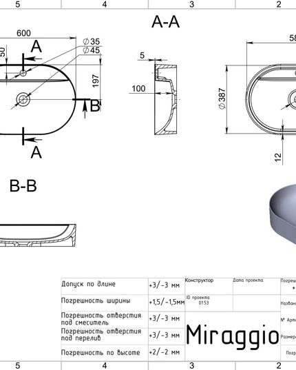 Lavoar pe blat France, Miraggio