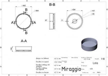 Lavoar pe blat Lola, Miraggio