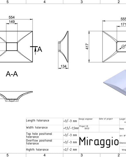 Lavoar pe blat Marseille, Miraggio