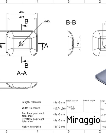 Lavoar pe blat Marteen, Miraggio