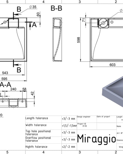 Lavoar suspendat Tallinn, Miraggio