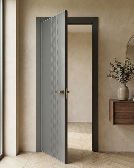 Ușă de interior ST-12 – Design sculptat 3D vertical