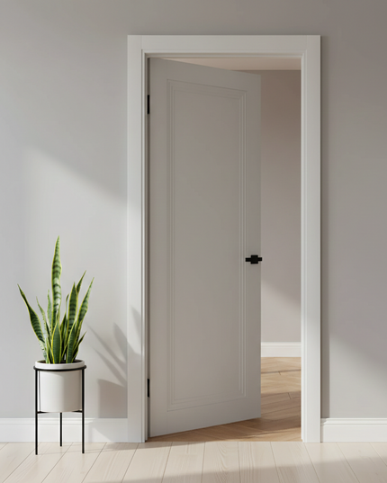 Ușă de interior T12 cu casetă frezată
