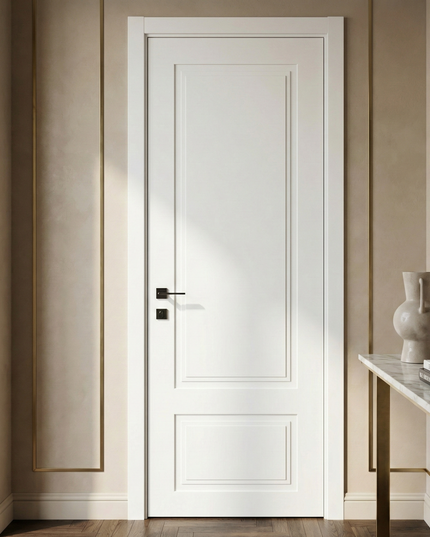 Ușă interior Galant – Alb mat vopsit, design clasic elegant