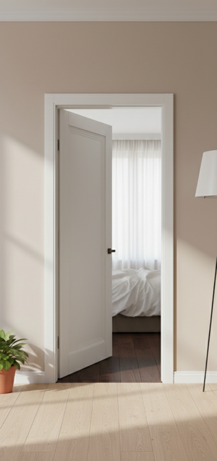 Ușă de interior ML-714 – Design clasic cu ramă sculptată în trepte