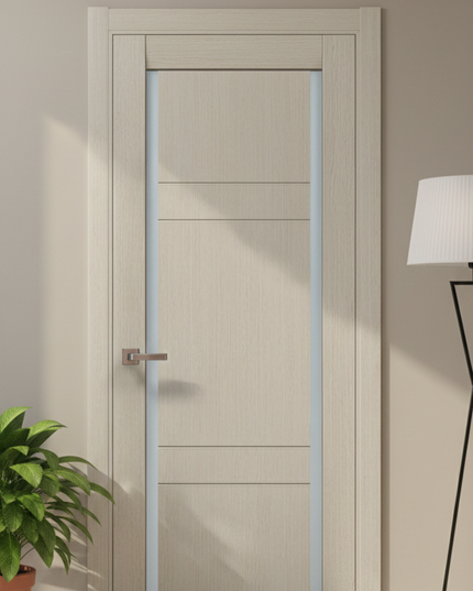 Ușă interior ML-626 cu inserții laterale de sticlă
