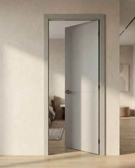 Ușă de interior ST-13 – Design minimalist cu linie orizontală