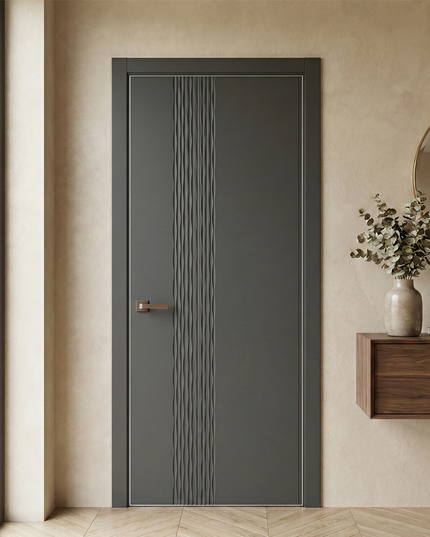 Ușă de interior ST-12 – Design sculptat 3D vertical