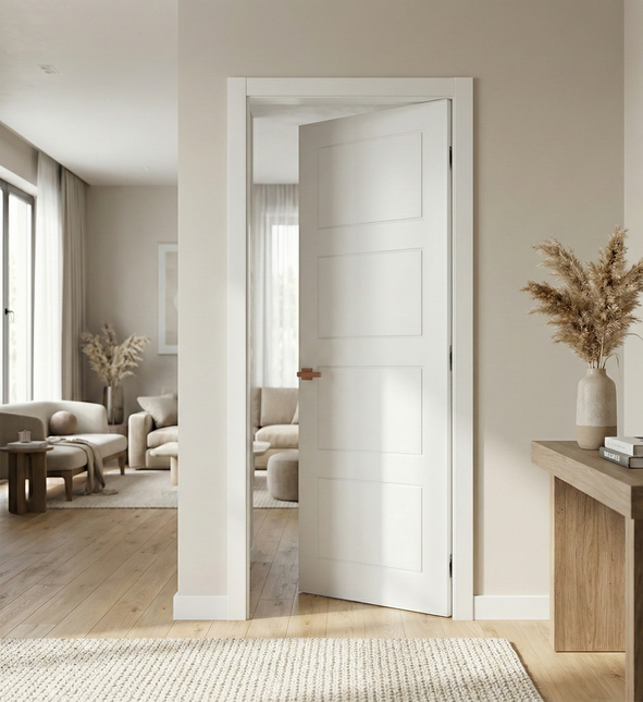 Ușă de interior ST-32 – 4 panouri, design arhitectural echilibrat