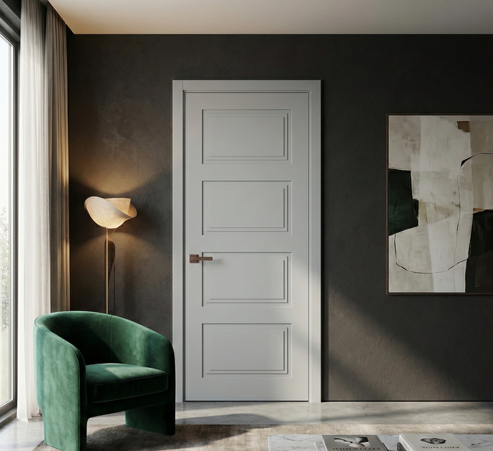 Ușă de interior ST-04 – Model clasic modernizat cu 4 panouri