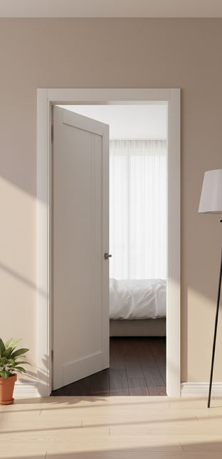 Ușă de interior ML-702 – Design minimalist cu accent vertical