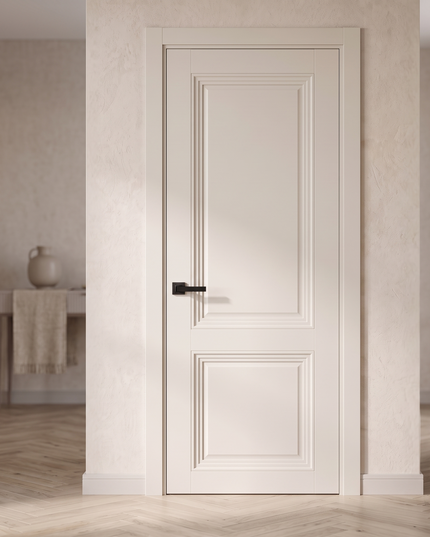 Ușă de interior T-14-design cu panouri frezate
