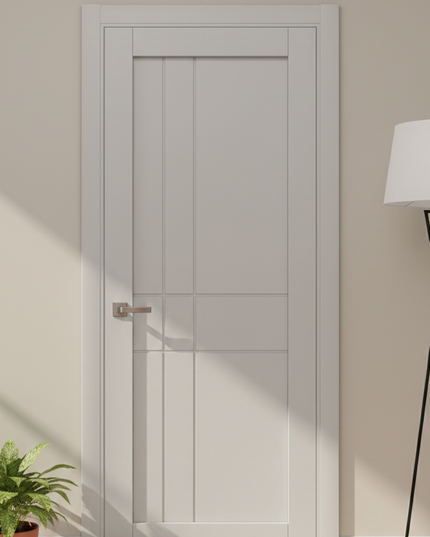 Ușă de interior ML-710 – Design arhitectural cu linii verticale