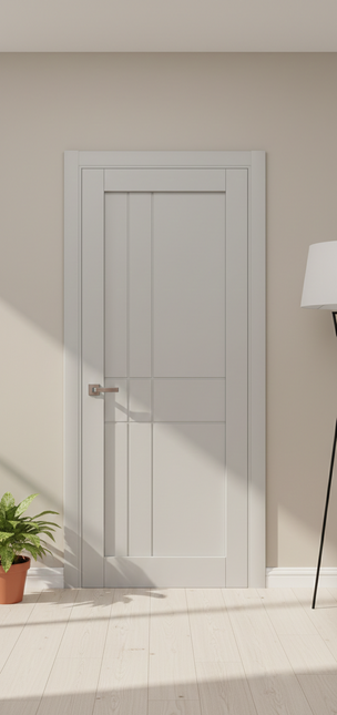 Ușă de interior ML-710 – Design arhitectural cu linii verticale
