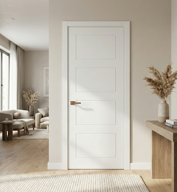 Ușă de interior ST-32 – 4 panouri, design arhitectural echilibrat