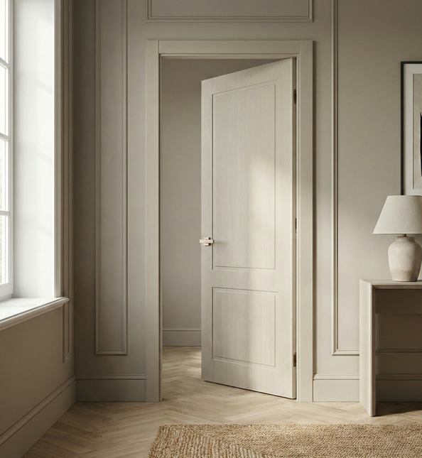 Ușă de interior ST-22 – Stil grafic cu două panouri moderne