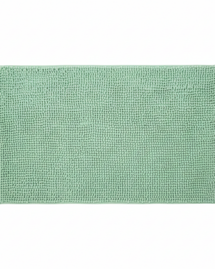 Covoraș baie din chenilia fină, strat antiderapant, 45×70 cm, Verde menta