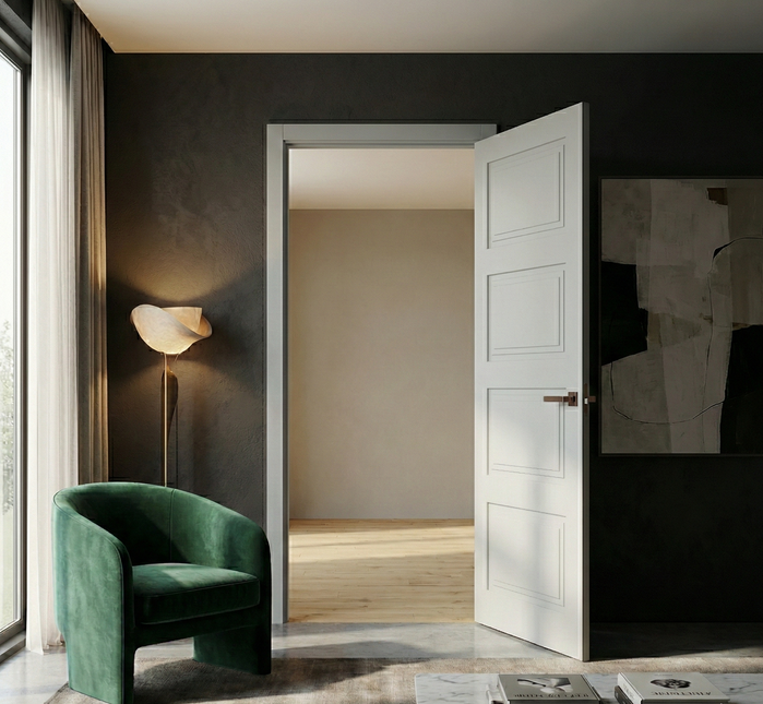 Ușă de interior ST-04 – Model clasic modernizat cu 4 panouri