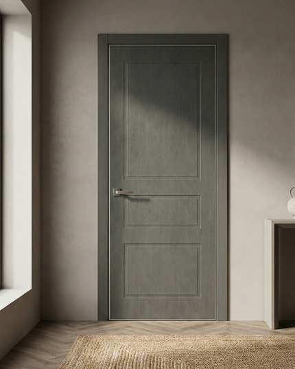 Ușă de interior ST-23 – Eleganță verticală cu trei panouri