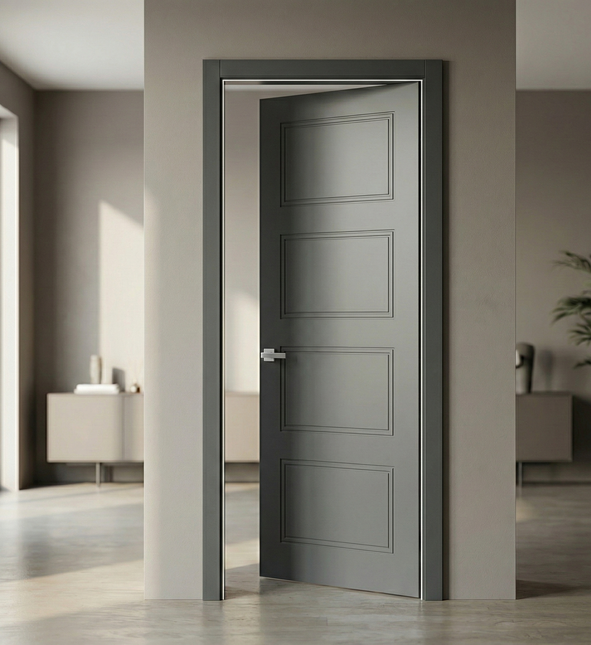 Ușă de interior ST-28 – 4 panouri clasice proporționate
