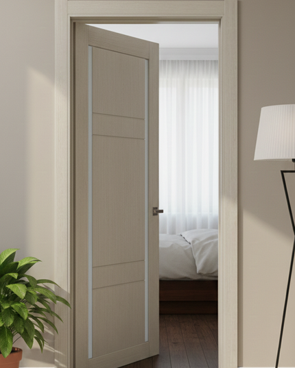 Ușă interior ML-626 cu inserții laterale de sticlă