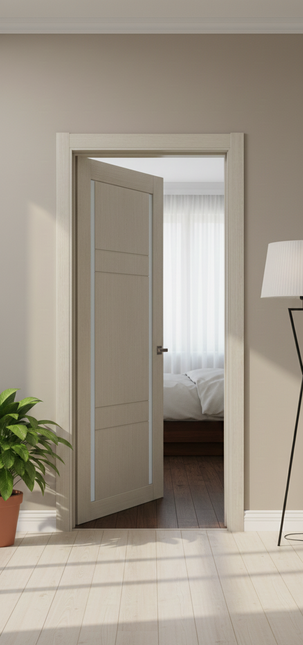 Ușă interior ML-626 cu inserții laterale de sticlă