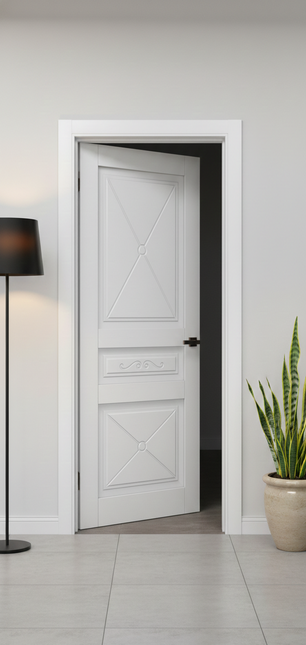 Ușă de interior ML-1202 clasică cu design geometric