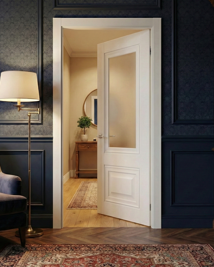 Ușă interior Elegant Lux G Albă