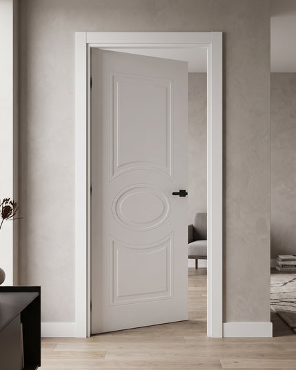 Ușă interior JYP-106 vopsită cu balamale ascunse