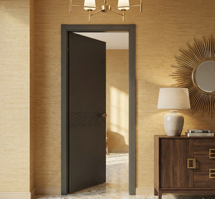 Ușă de interior ST-11 – Design cu textură valuri 3D