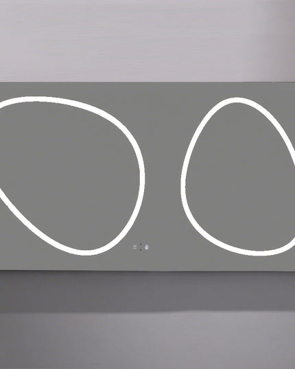 Oglindă baie LED H-1125 cu 3 nuanțe de lumină, senzor infraroșu