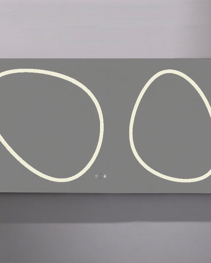 Oglindă baie LED H-1125 cu 3 nuanțe de lumină, senzor infraroșu